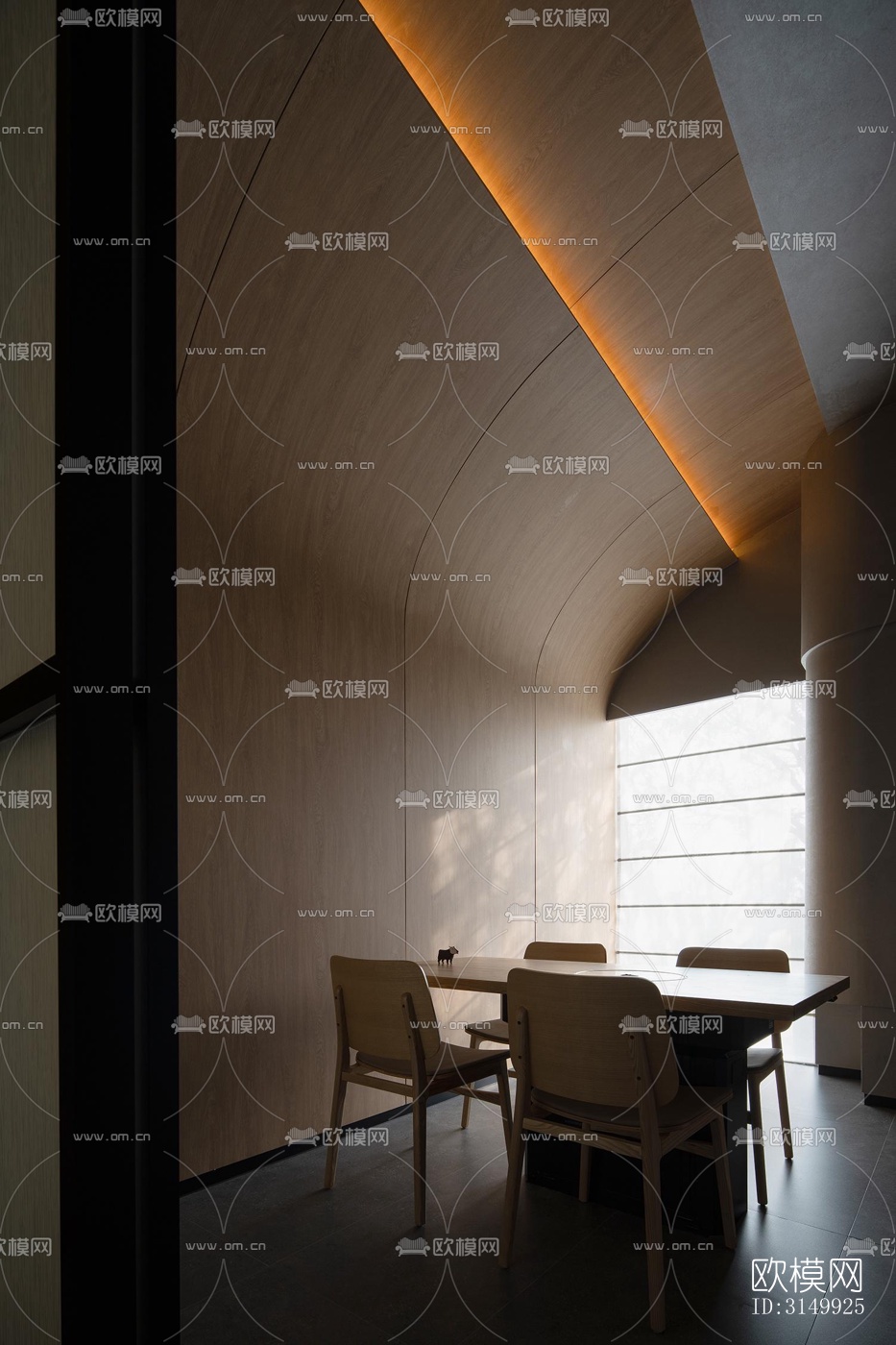 现代火锅烤肉效果图下载（渲染图14）