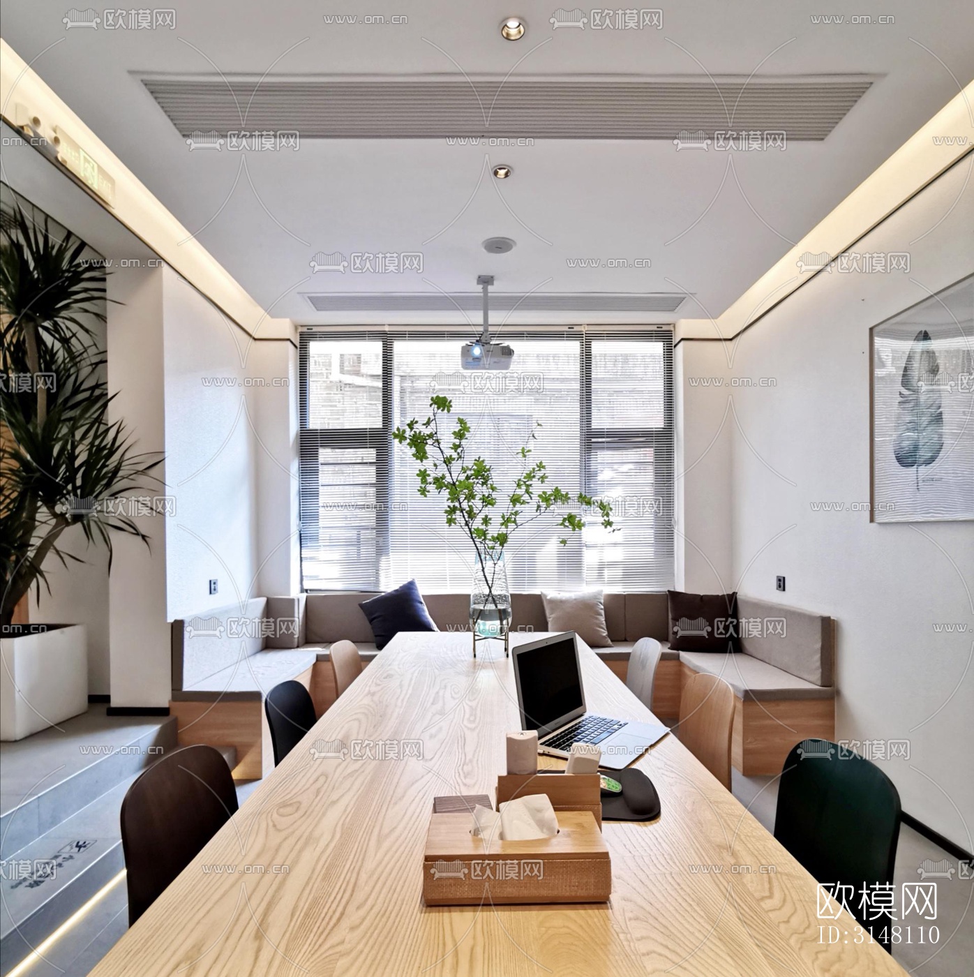 现代酒店民宿效果图下载（渲染图1）