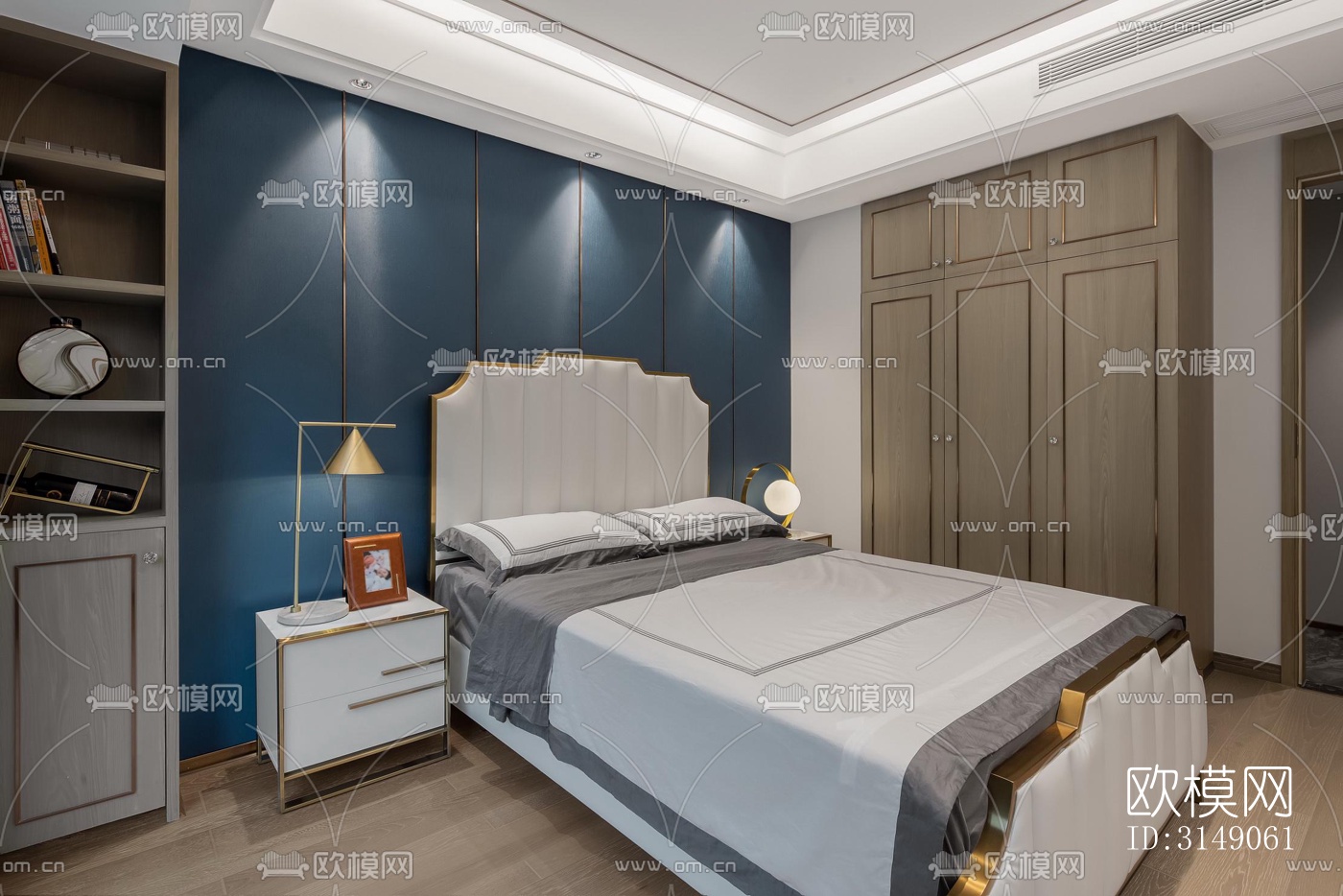 欧式平层效果图下载（渲染图19）