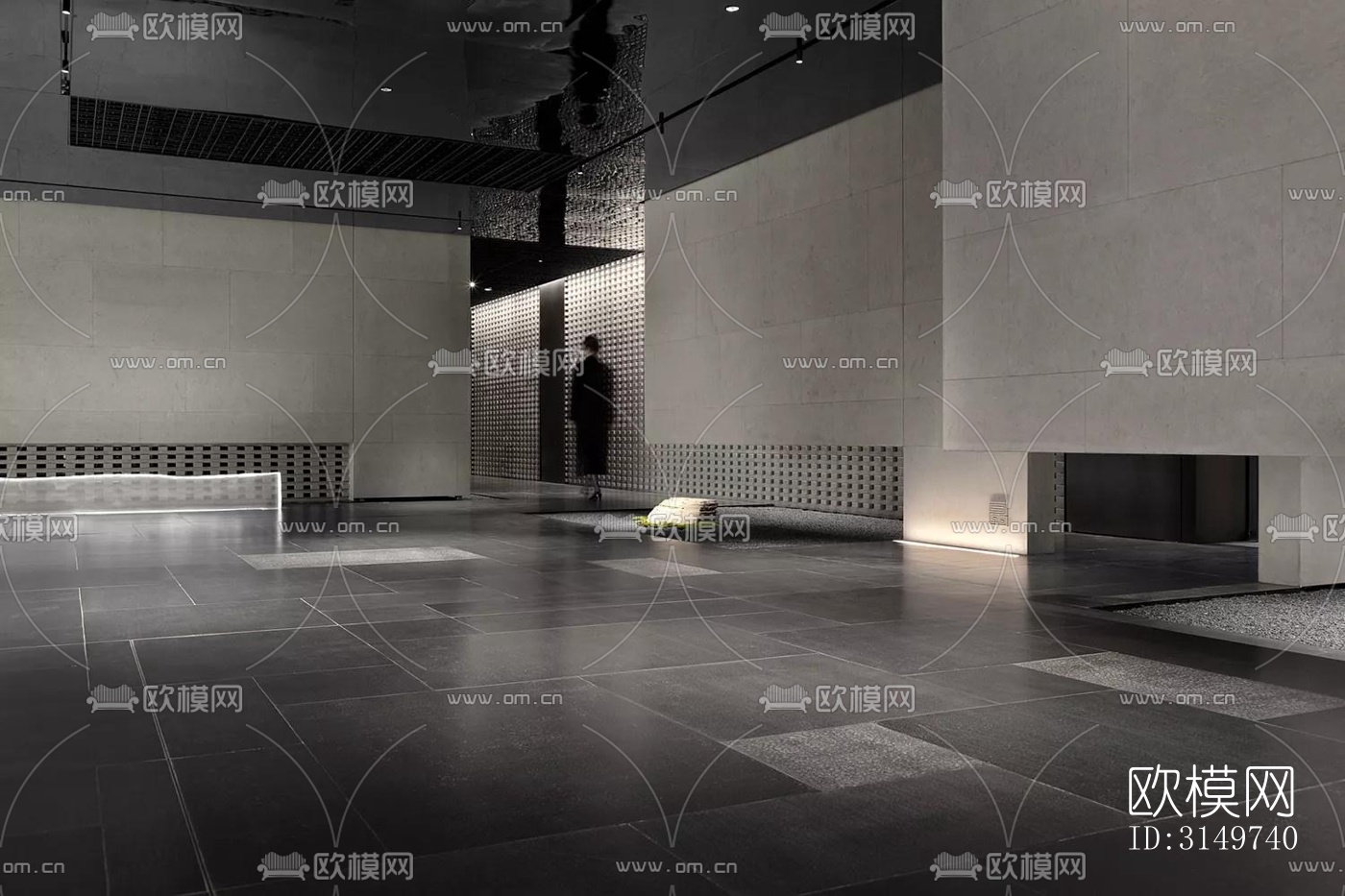 现代中餐厅效果图下载（渲染图8）