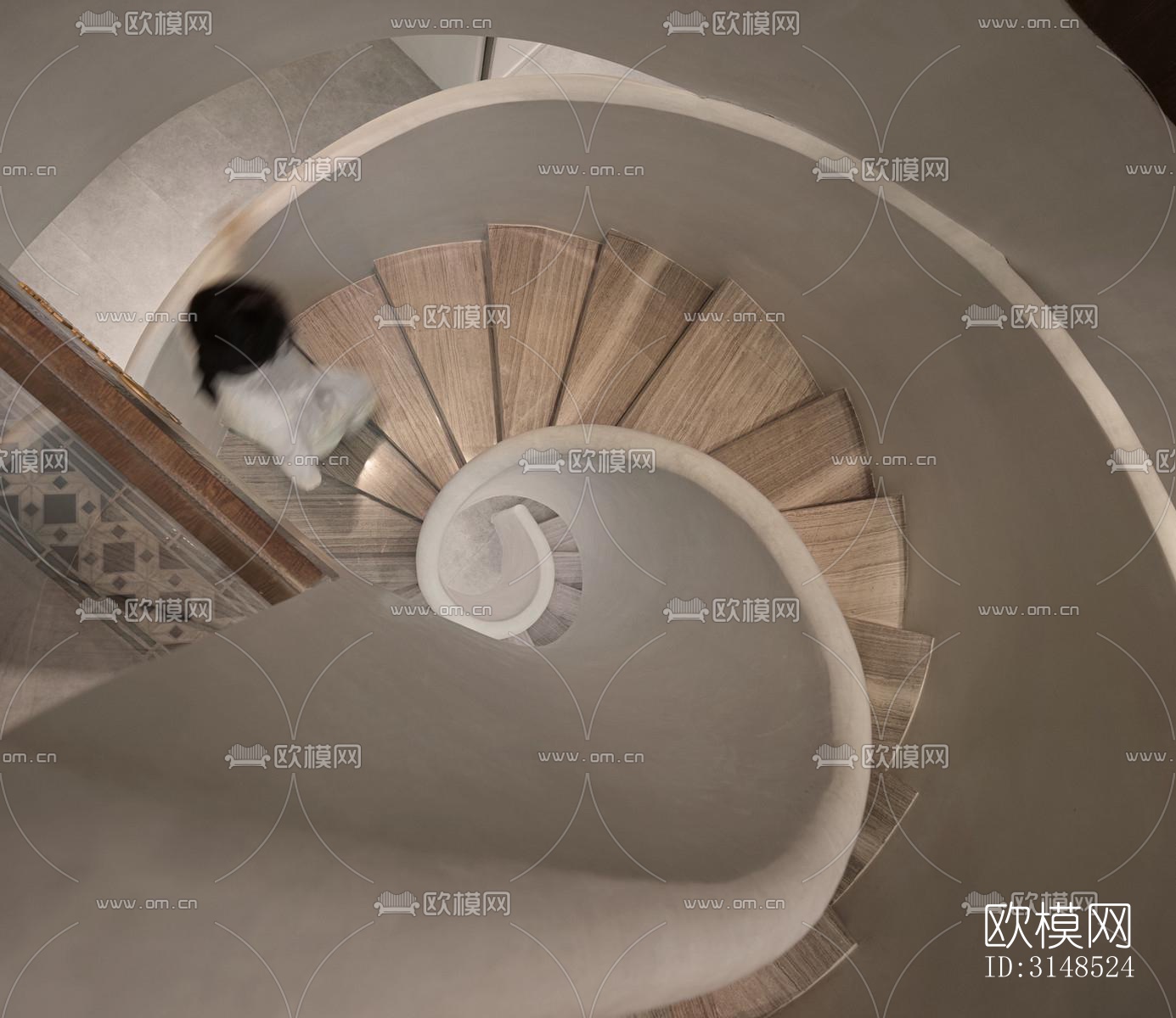 现代美容院效果图下载（渲染图1）