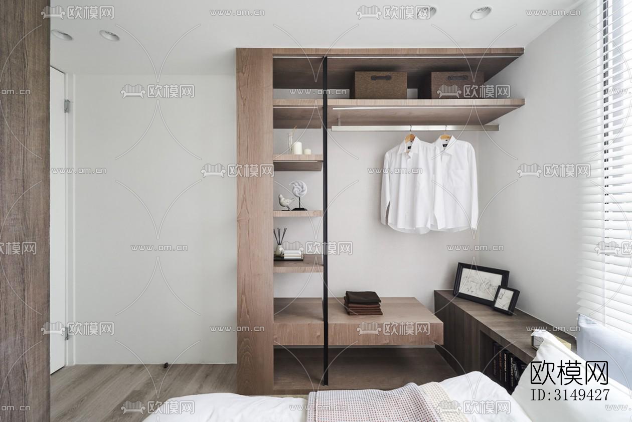 现代平层效果图下载（渲染图8）