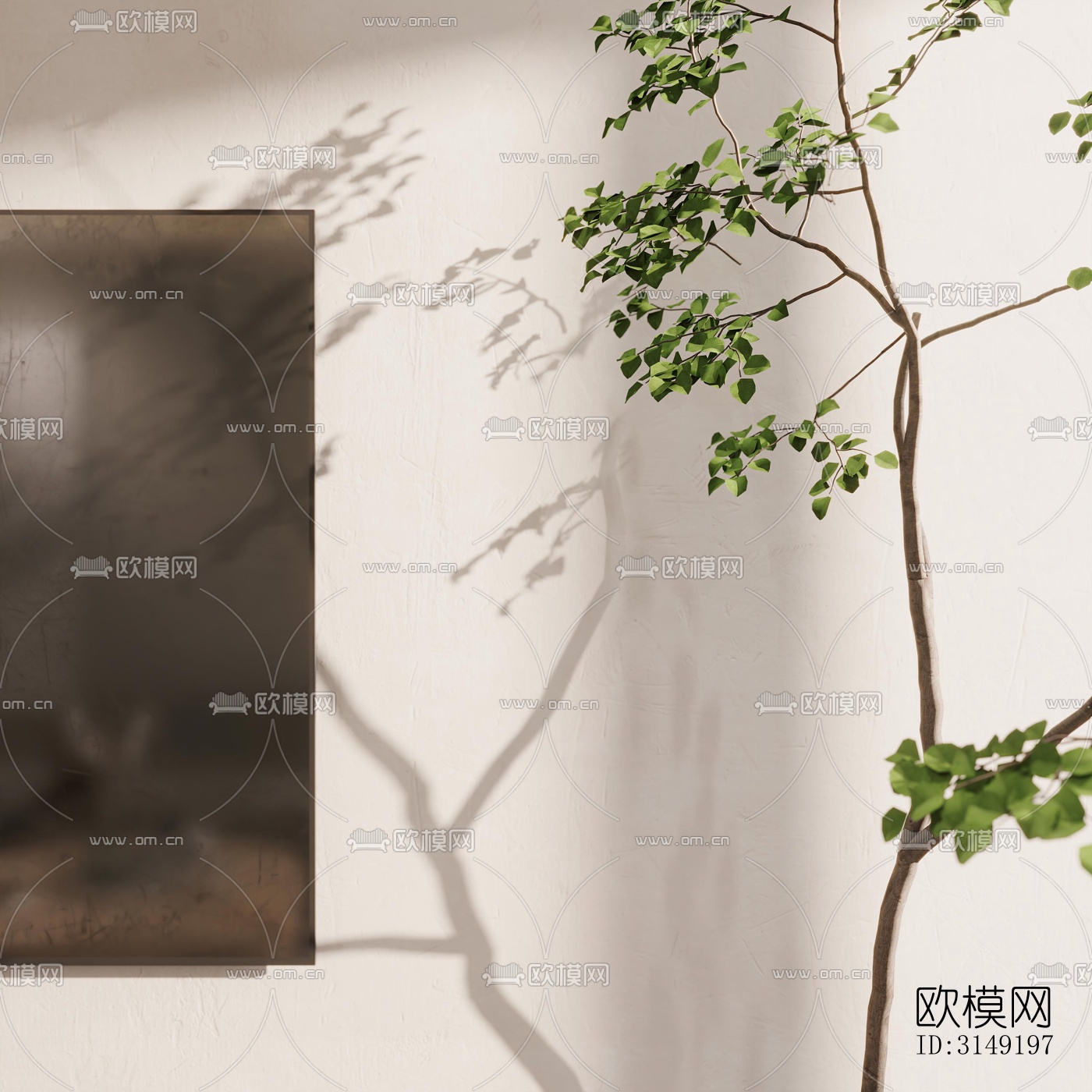 现代平层效果图下载（渲染图7）