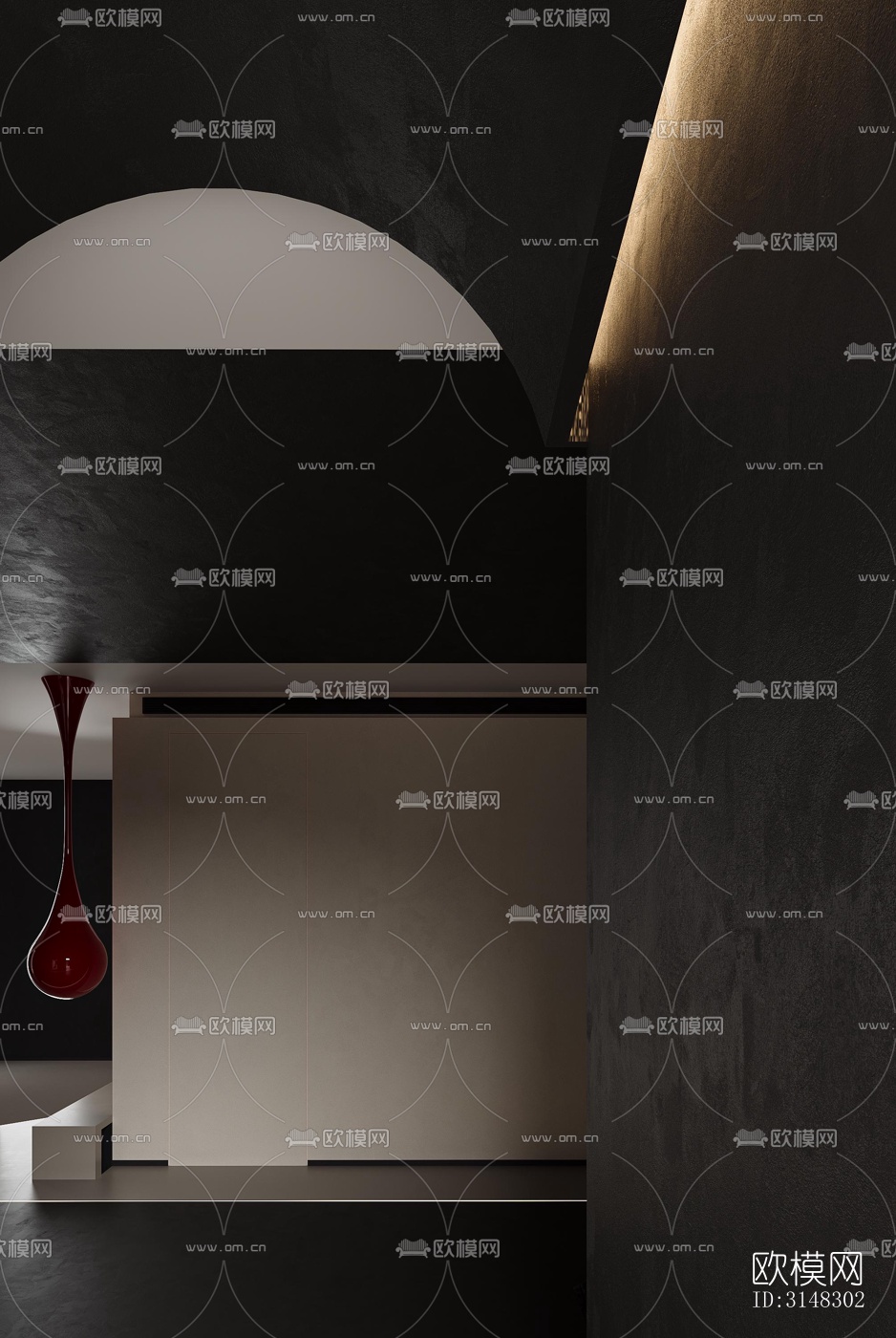 高级灰零售店铺效果图下载（渲染图8）