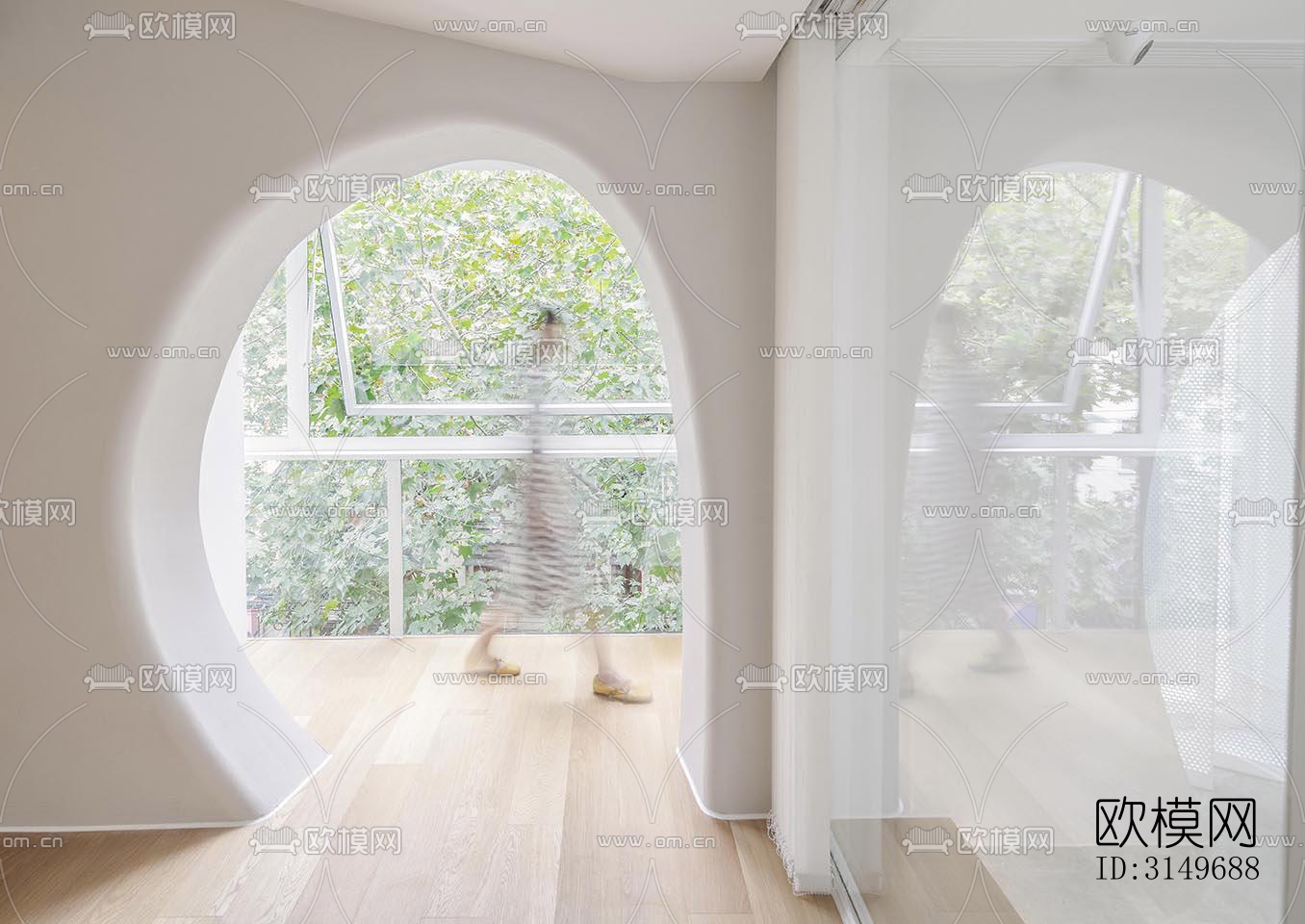 现代健身房效果图下载（渲染图11）