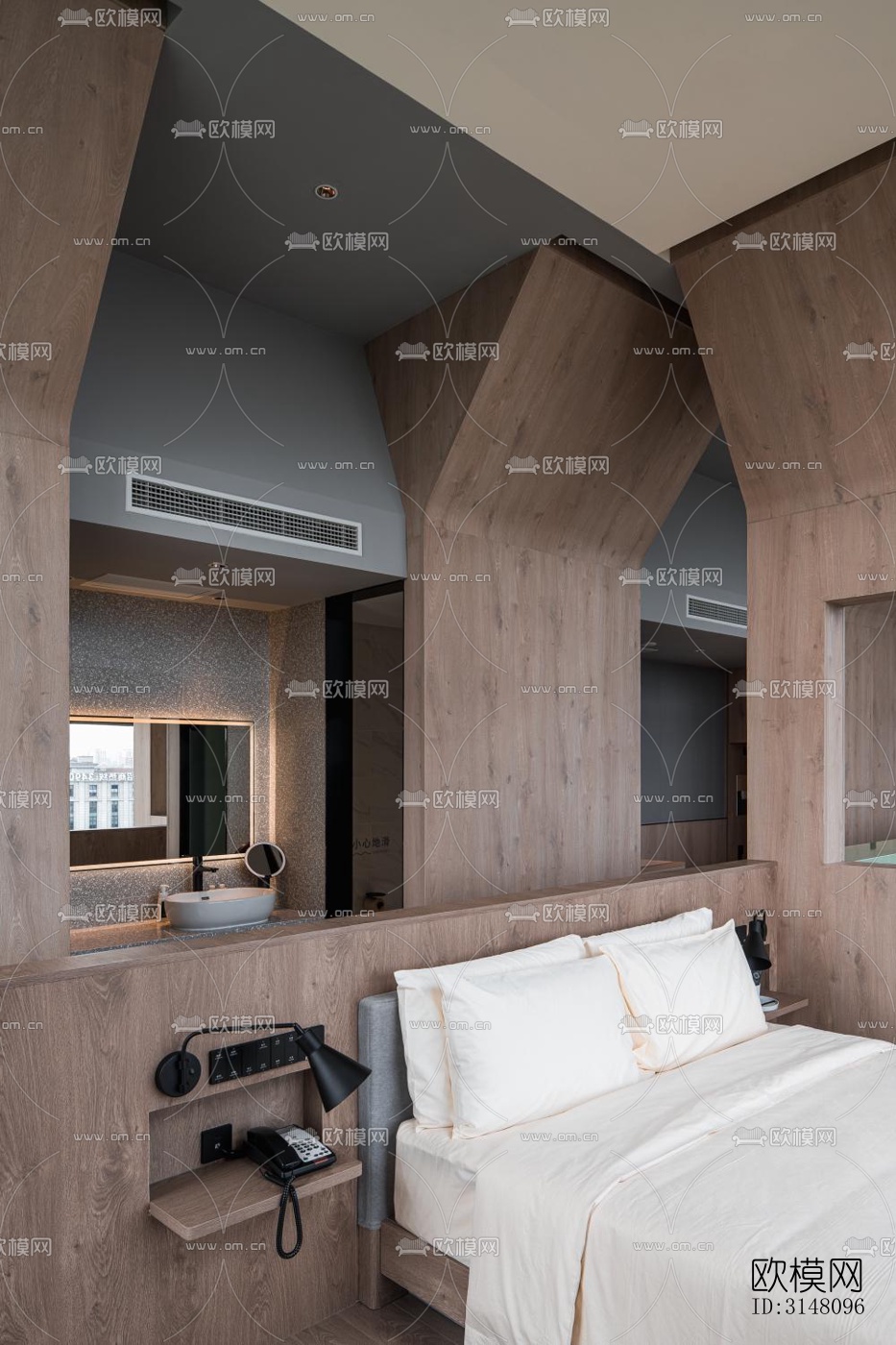 现代酒店民宿效果图下载（渲染图9）