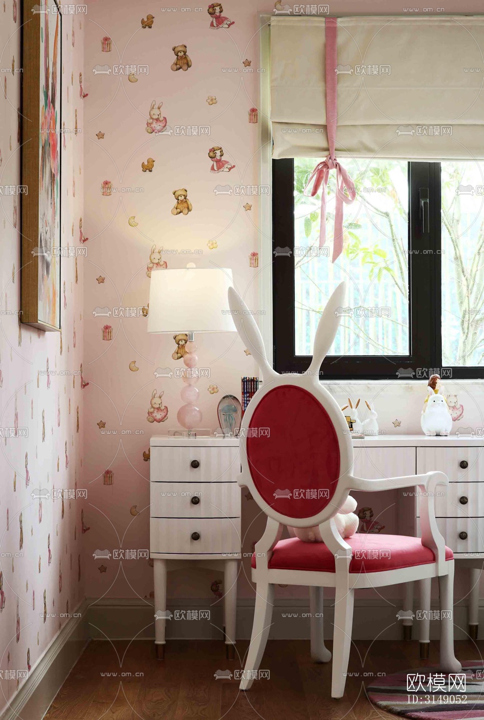 欧式平层效果图下载（渲染图15）