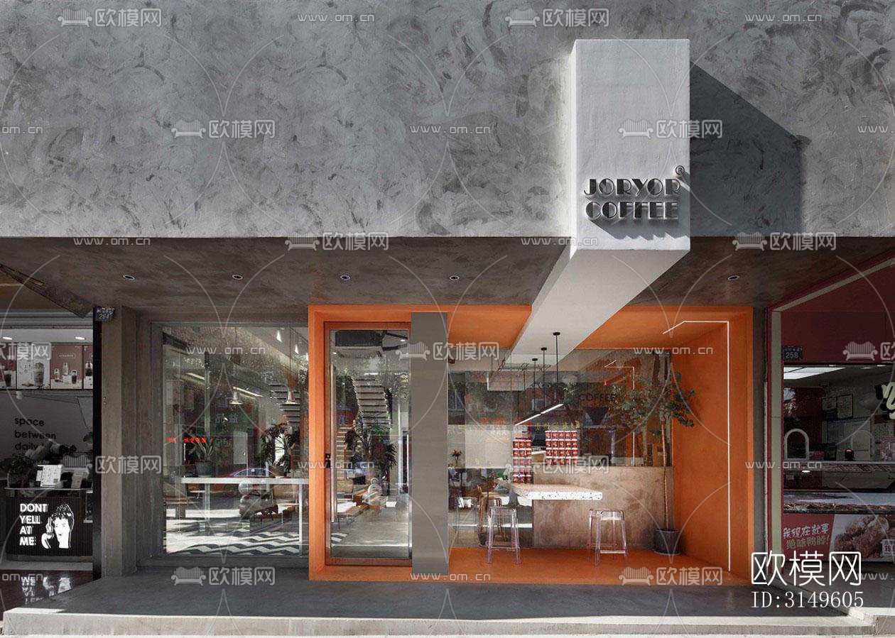 侘寂商业建筑效果图下载（渲染图3）