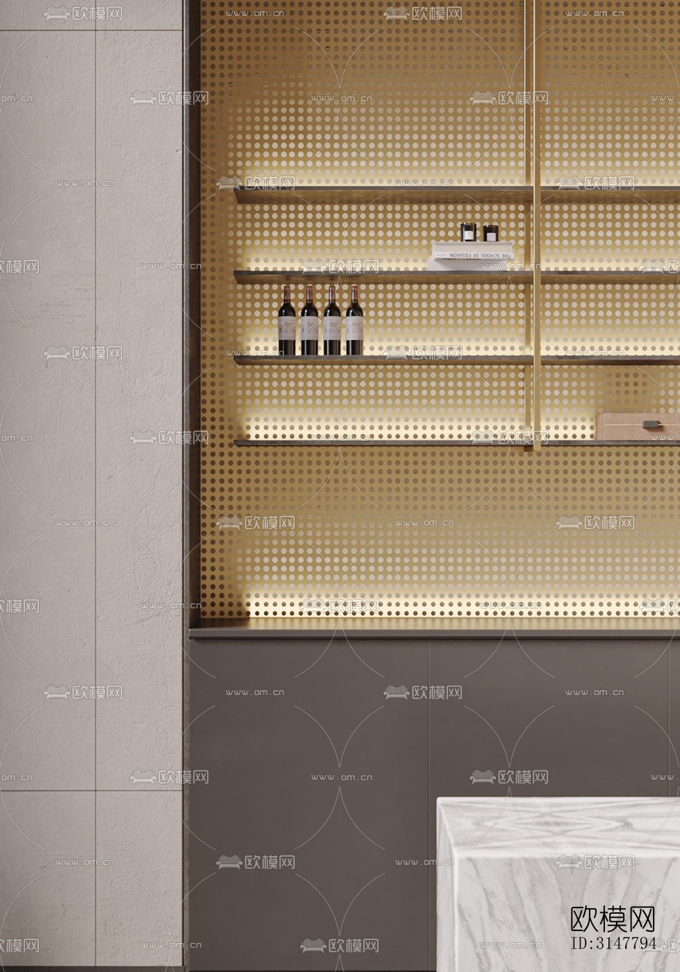 侘寂售楼处效果图下载（渲染图12）