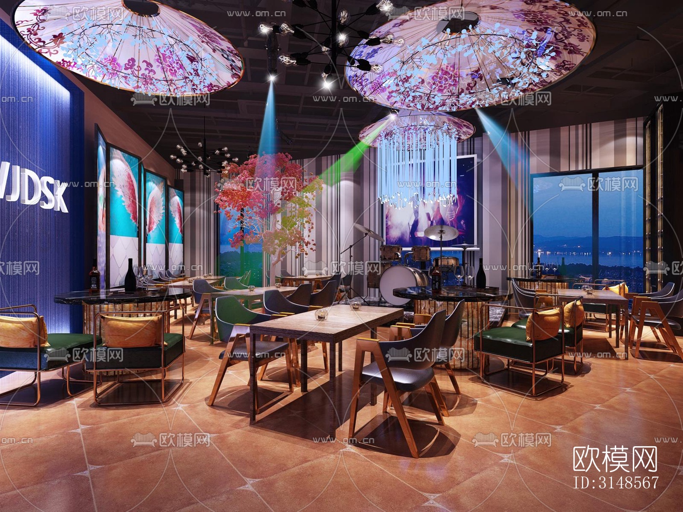 后现代酒吧效果图下载（渲染图8）