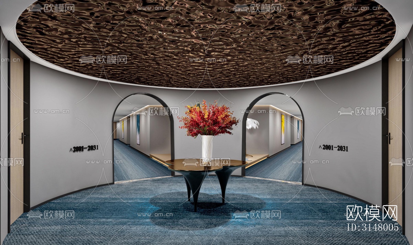 北欧酒店民宿效果图下载（渲染图18）