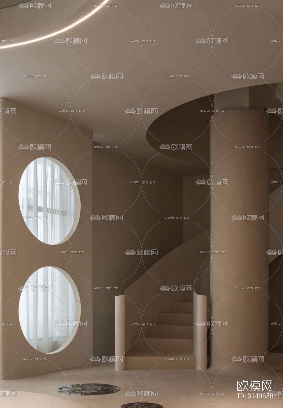 侘寂健身房效果图下载（渲染图18）