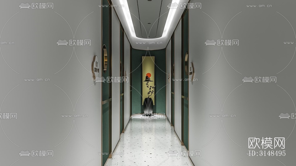 北歐美容院效果圖下載(渲染圖7)