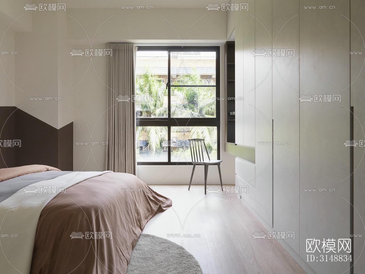 北欧平层效果图下载（渲染图15）