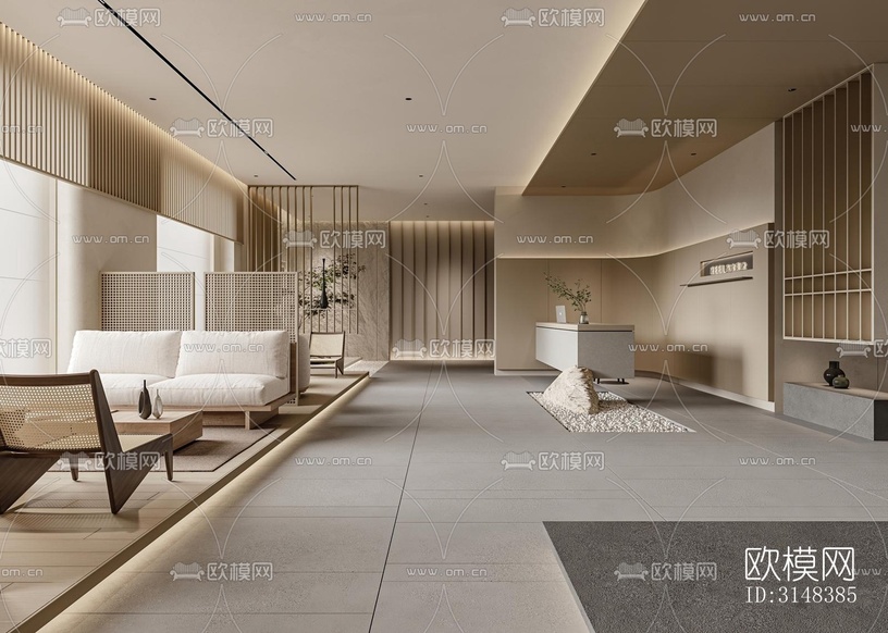 侘寂養(yǎng)生會(huì)所效果圖下載(渲染圖12)