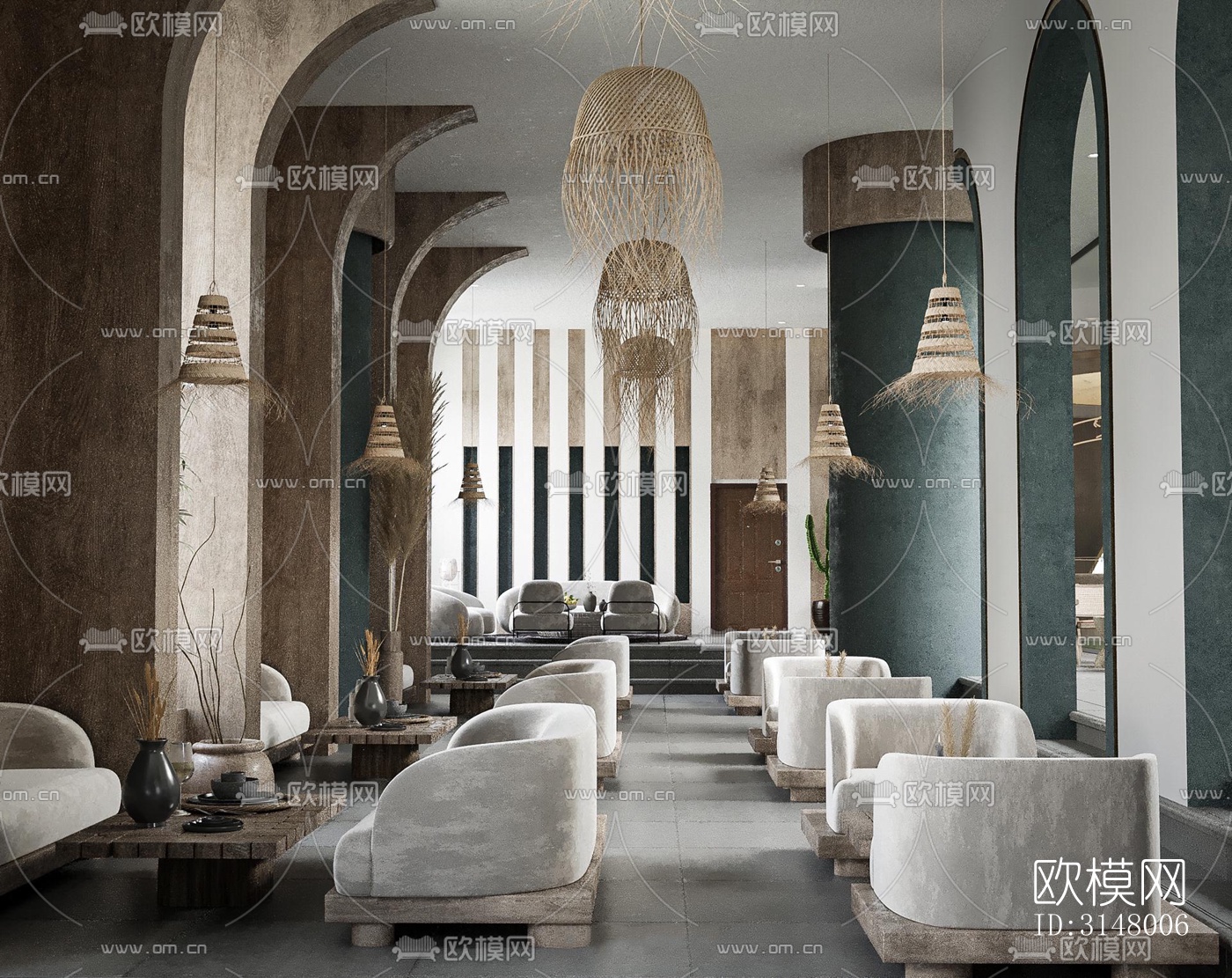 北欧酒店民宿效果图下载（渲染图11）