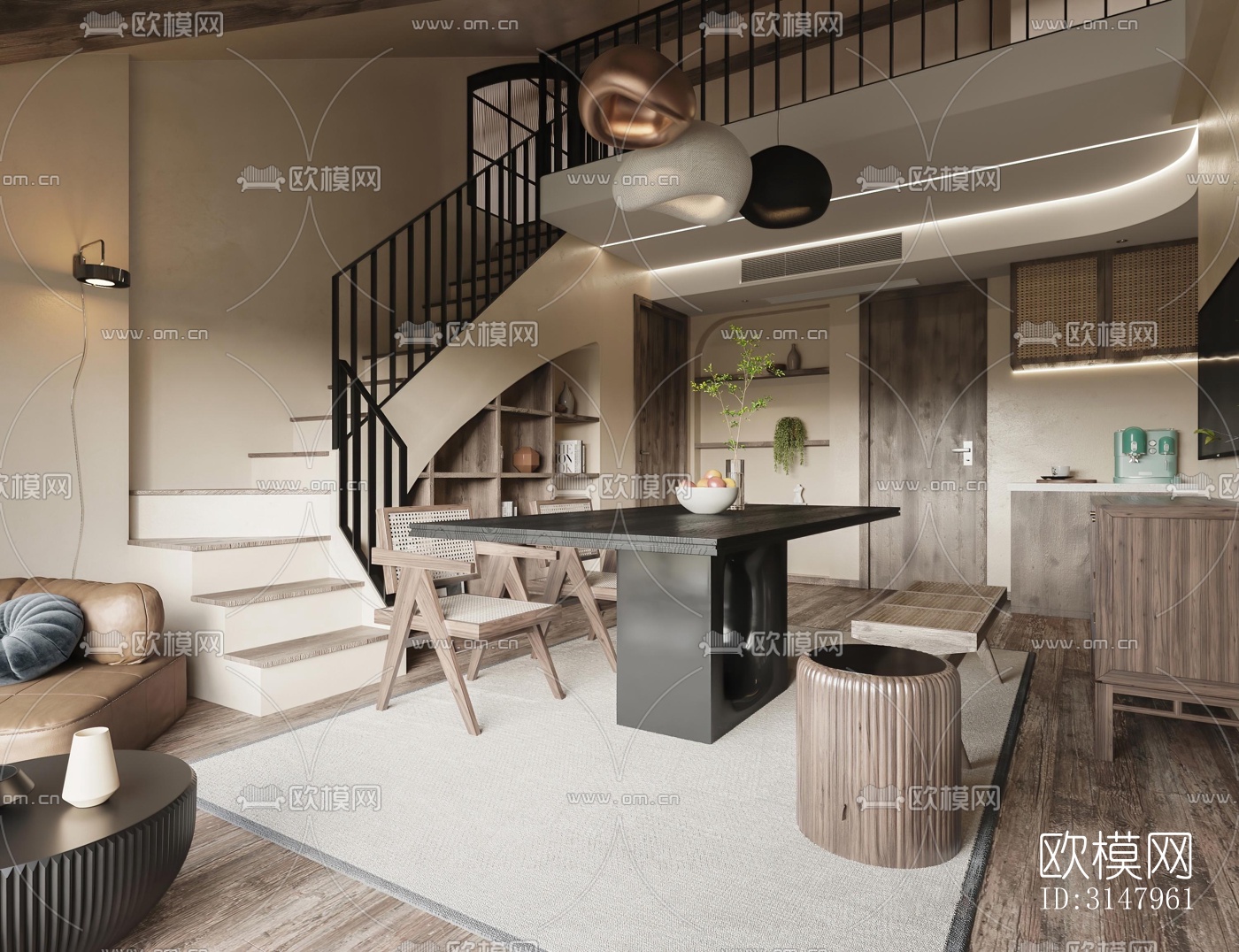 侘寂酒店民宿效果图下载（渲染图11）