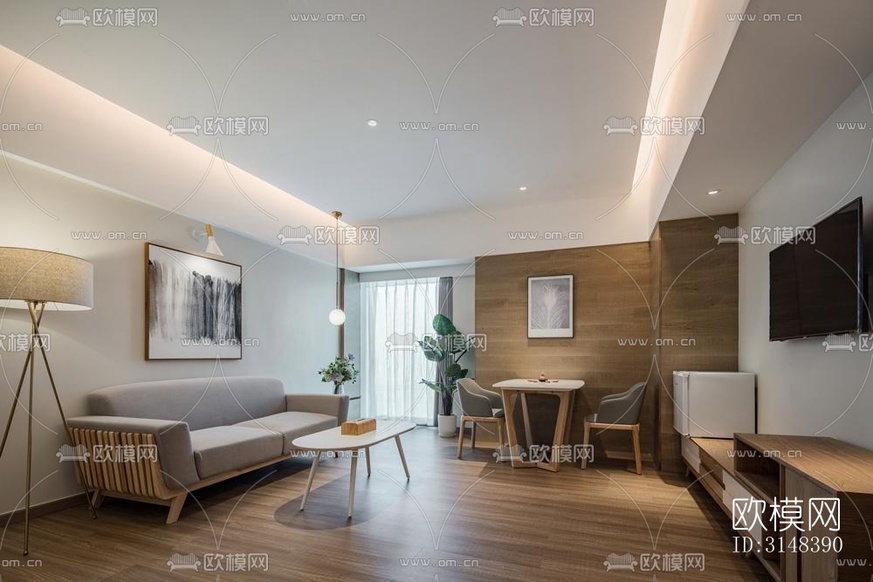 北歐養(yǎng)生會(huì)所效果圖下載(渲染圖5)