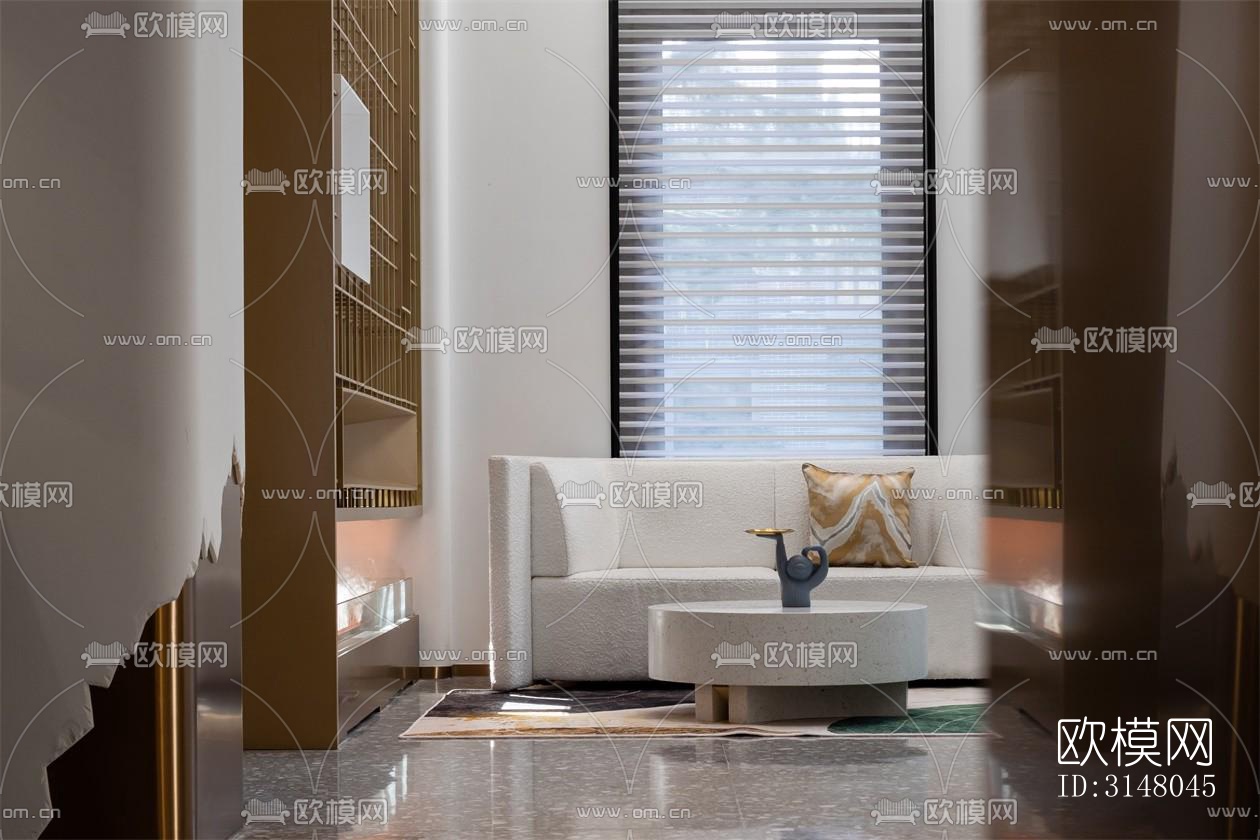 现代酒店民宿效果图下载（渲染图3）