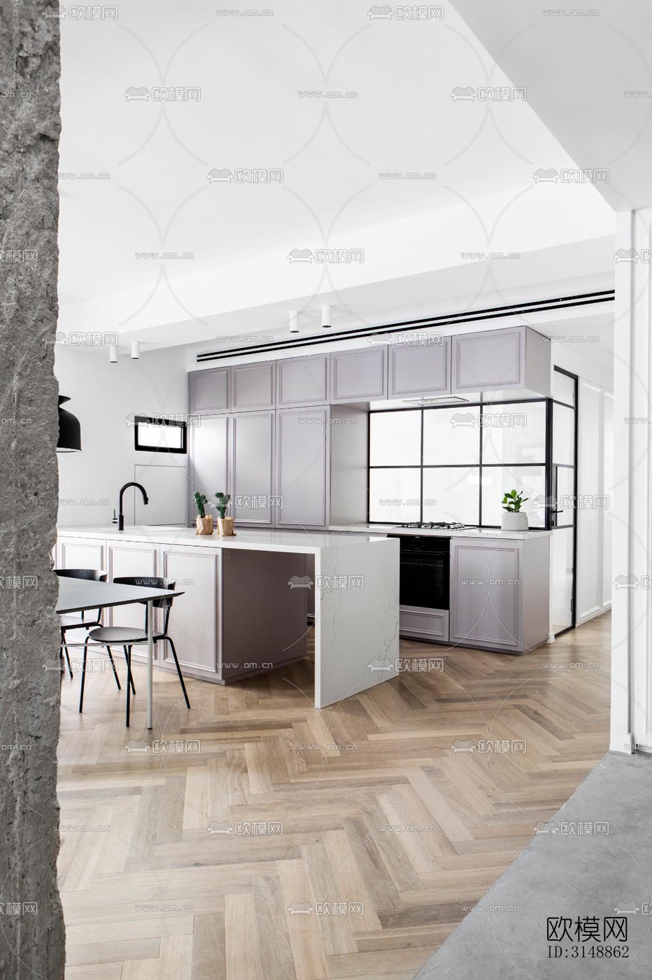 北欧平层效果图下载（渲染图5）