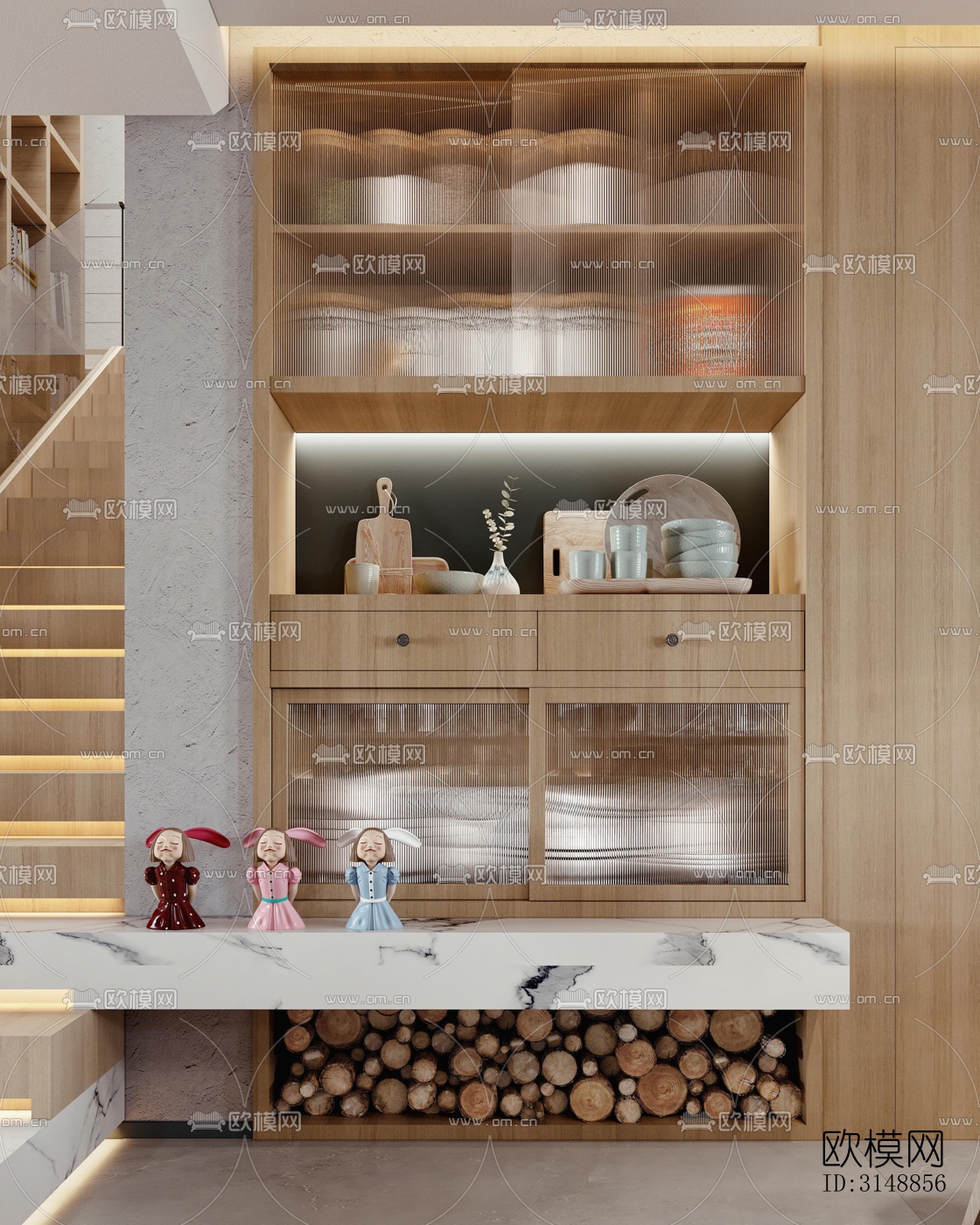 北欧平层效果图下载（渲染图9）