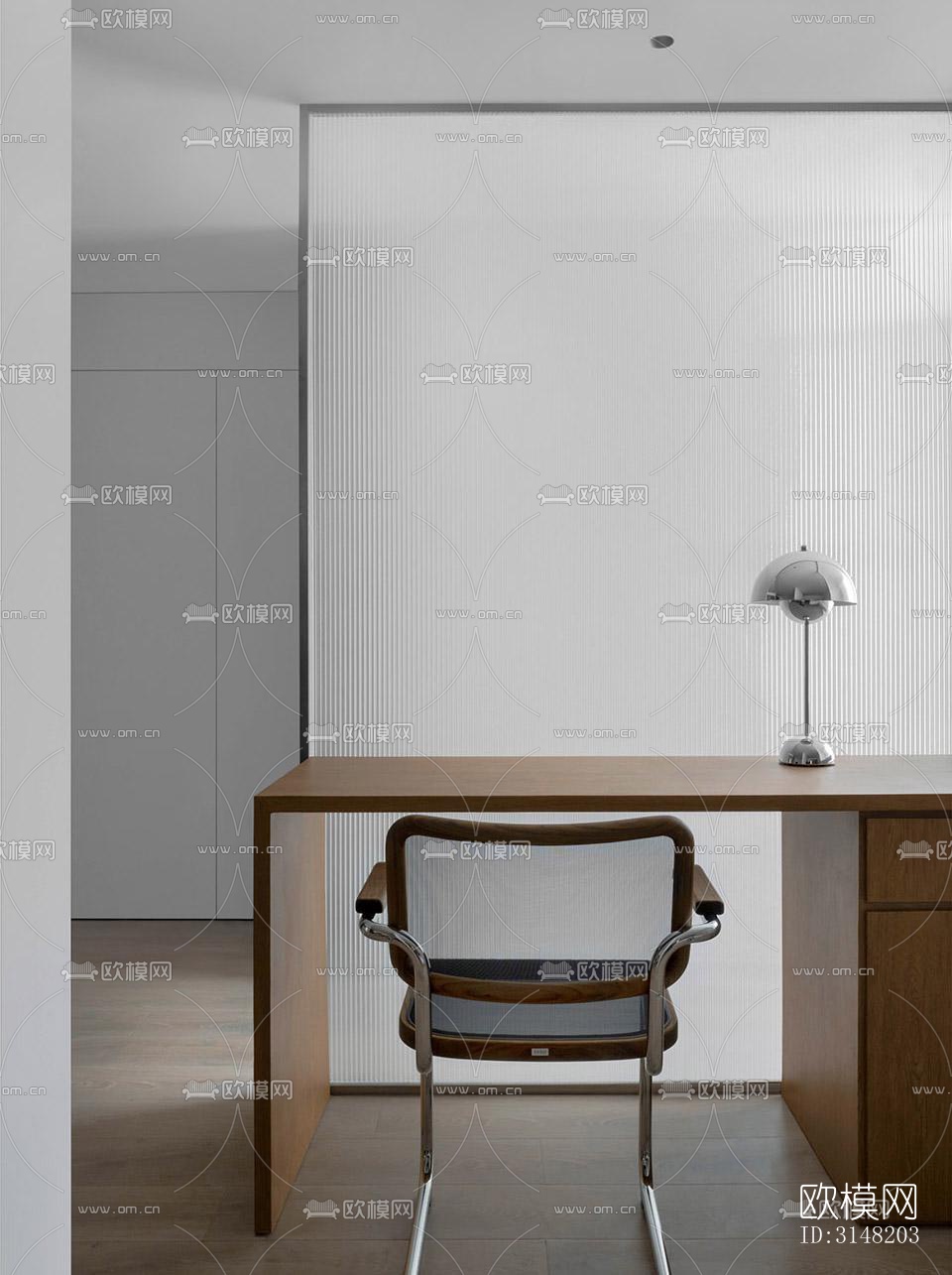 高级灰酒店民宿效果图下载（渲染图6）