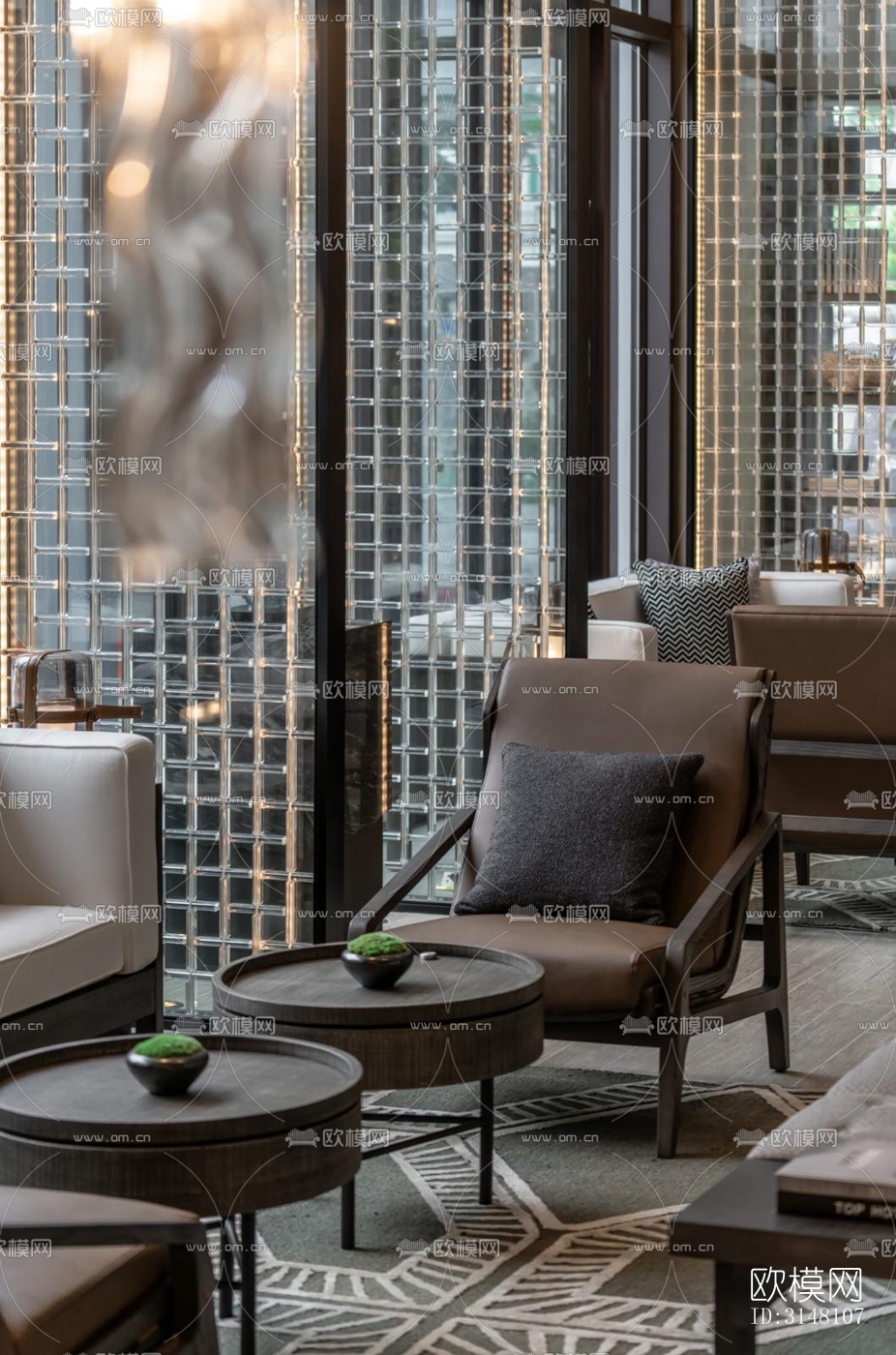 现代酒店民宿效果图下载（渲染图2）