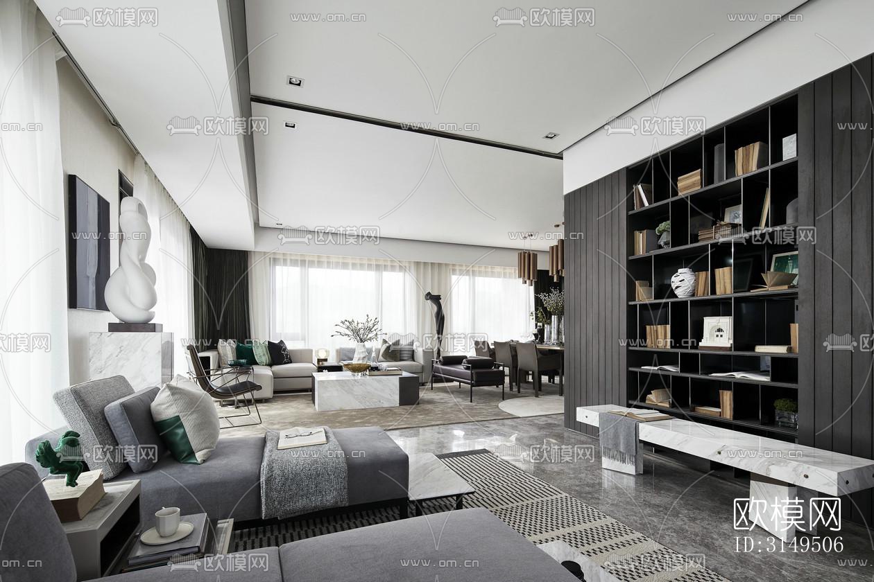 高级灰平层效果图下载（渲染图1）