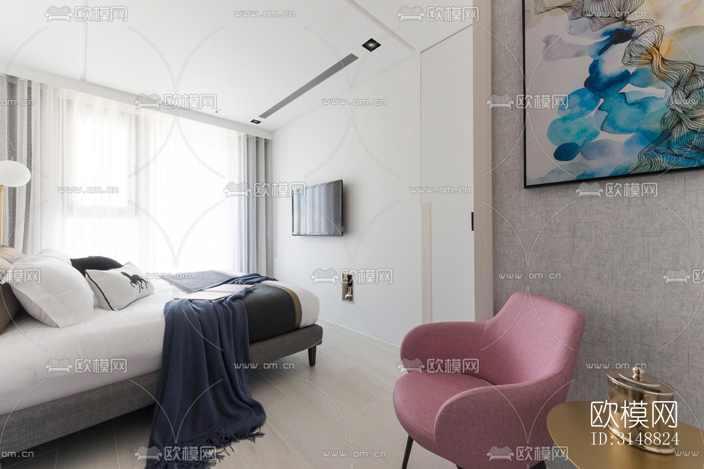 北欧平层效果图下载（渲染图15）