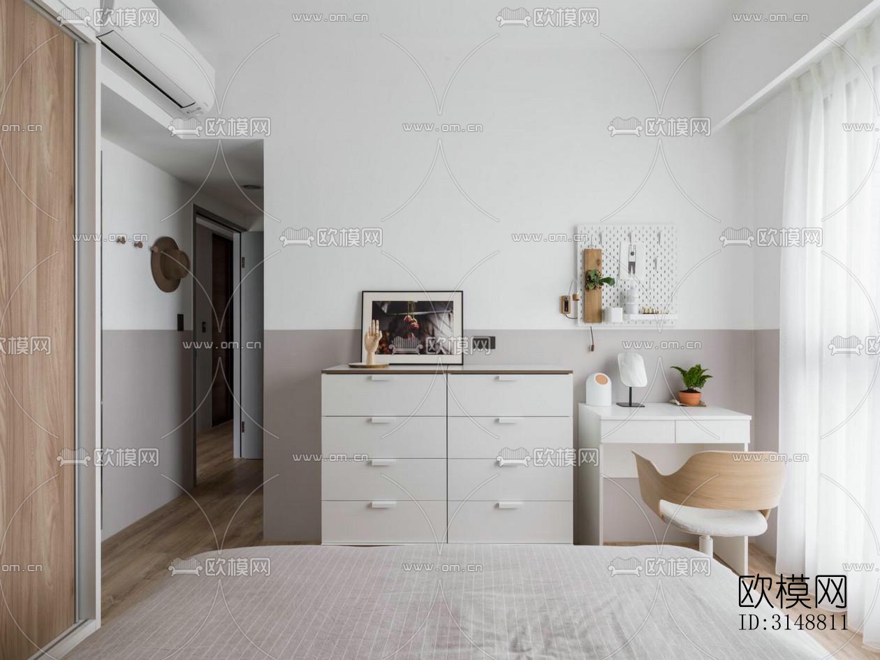 北欧平层效果图下载（渲染图17）