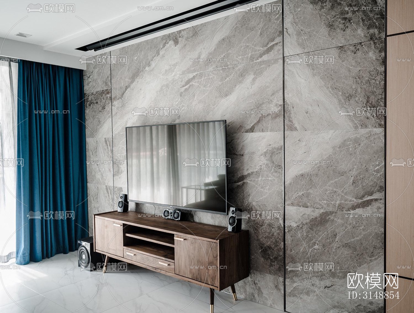 北欧平层效果图下载（渲染图13）