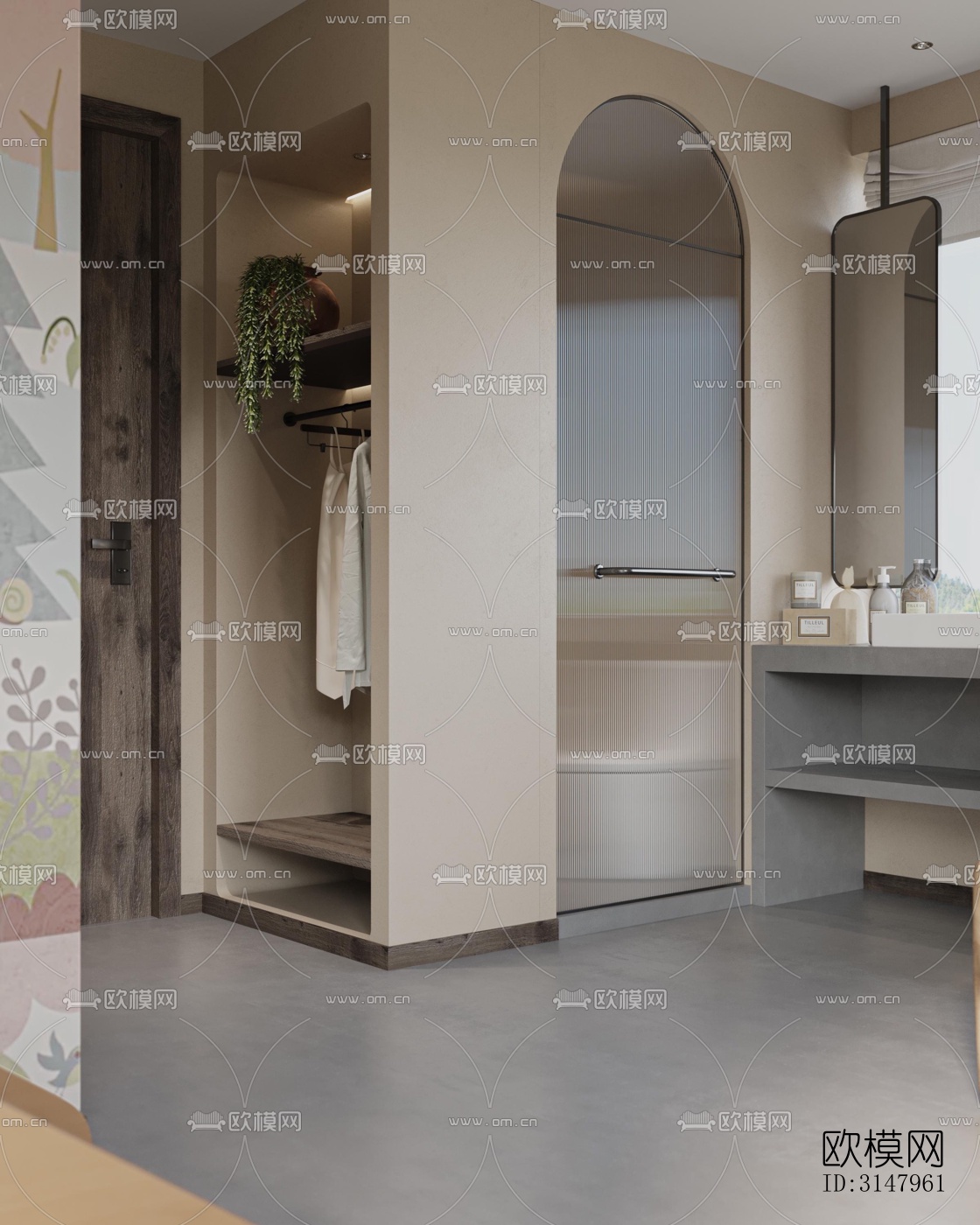 侘寂酒店民宿效果图下载（渲染图14）