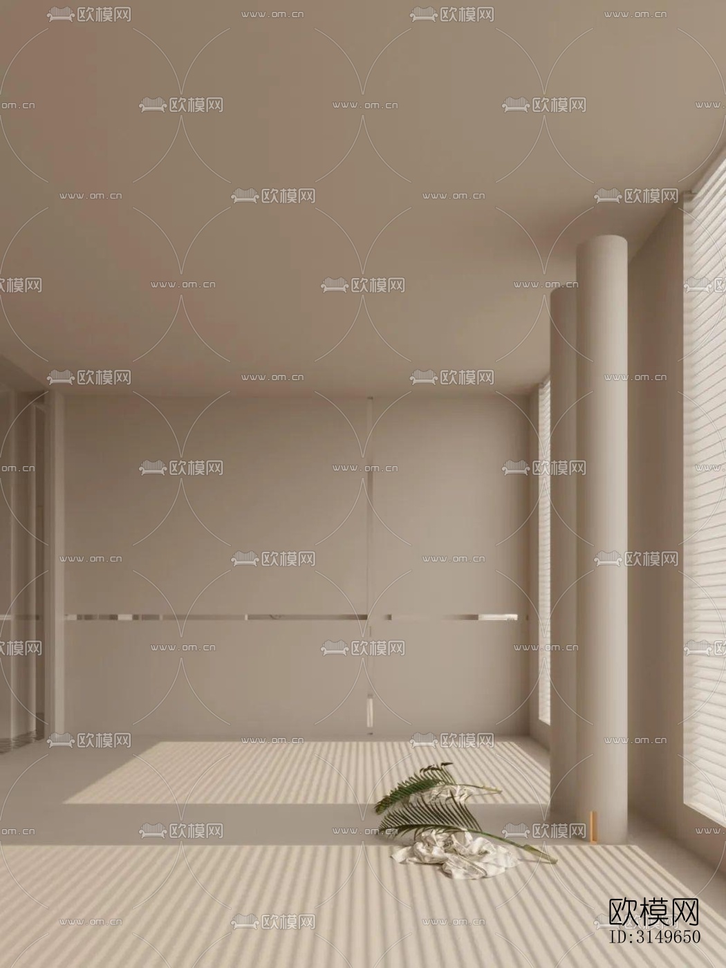 侘寂健身房效果图下载（渲染图14）