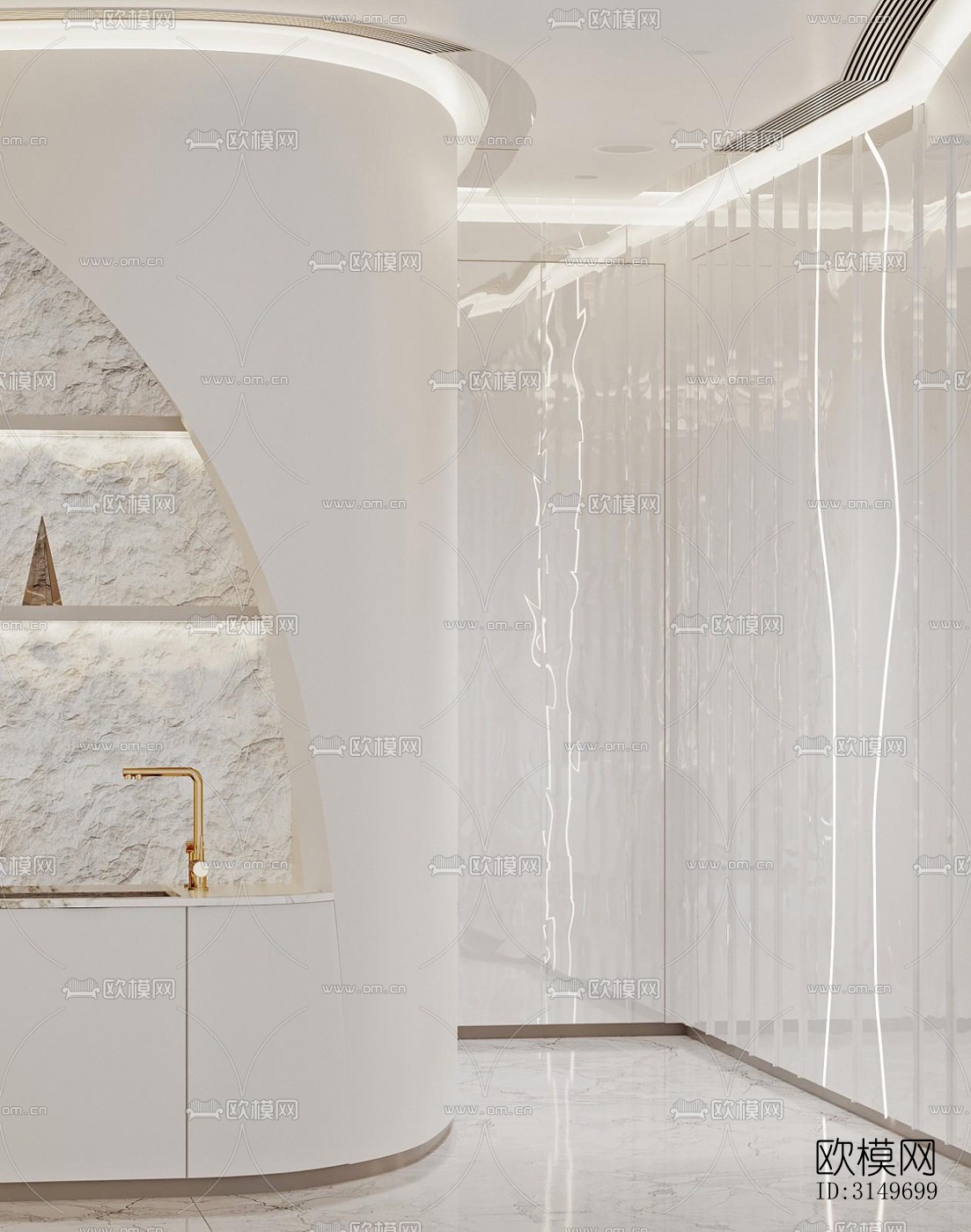 现代健身房效果图下载（渲染图14）