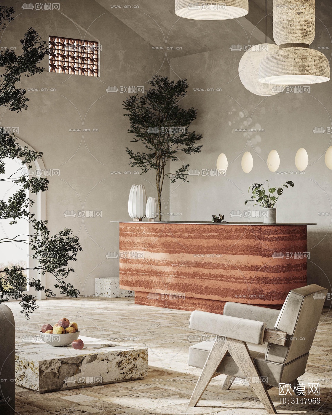 侘寂酒店民宿效果图下载（渲染图20）