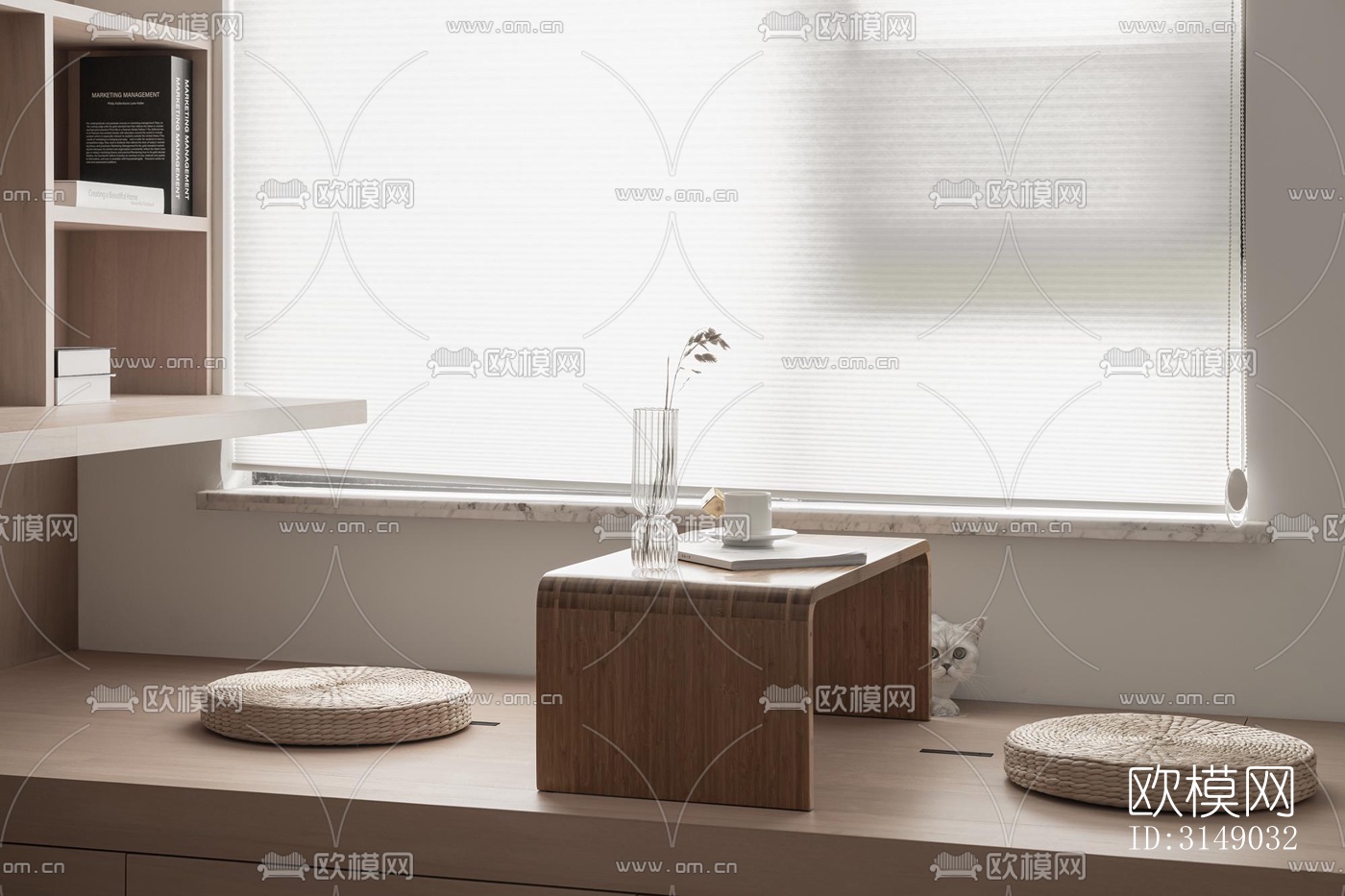 日式平层效果图下载（渲染图19）