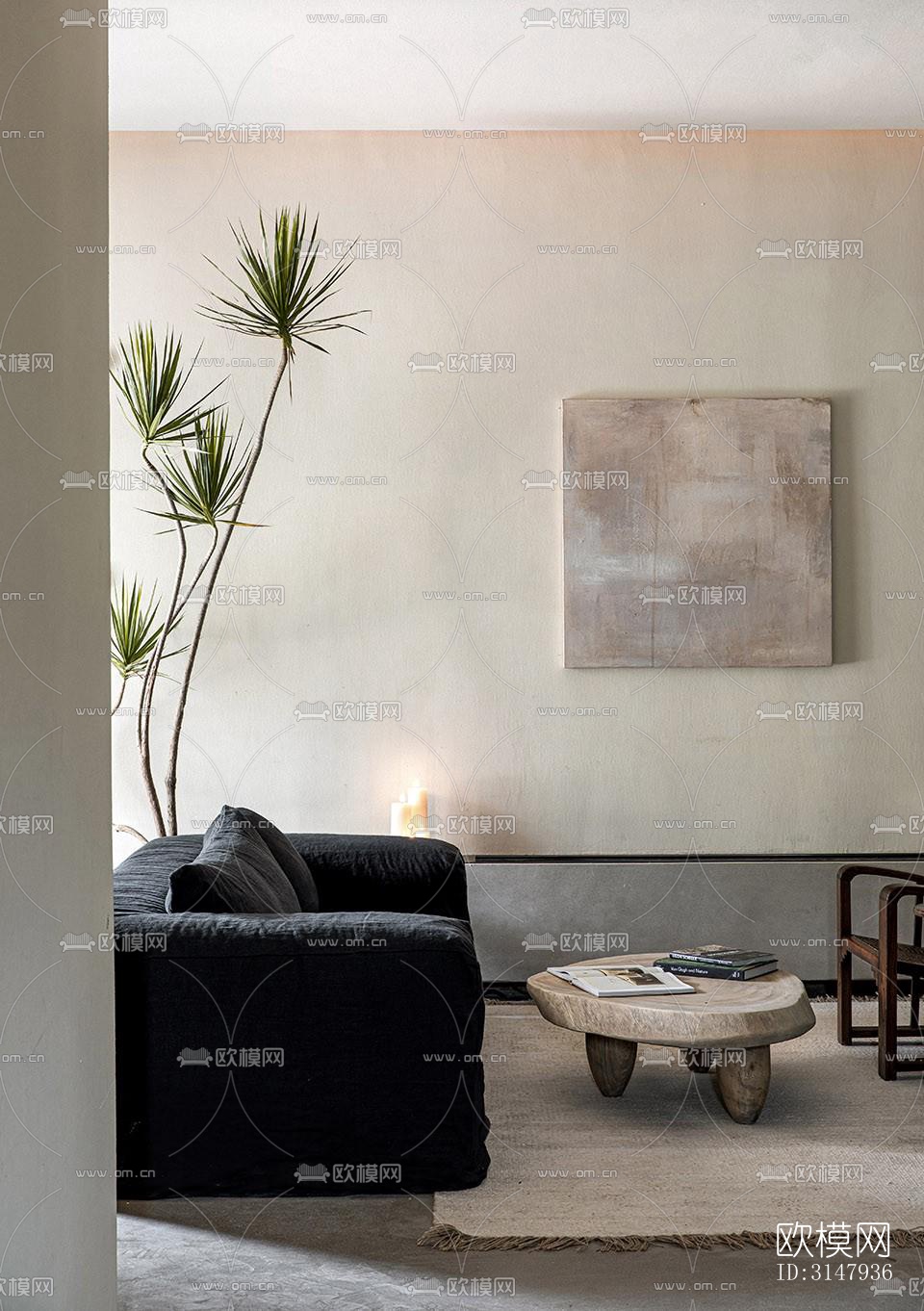 侘寂酒店民宿效果图下载（渲染图1）