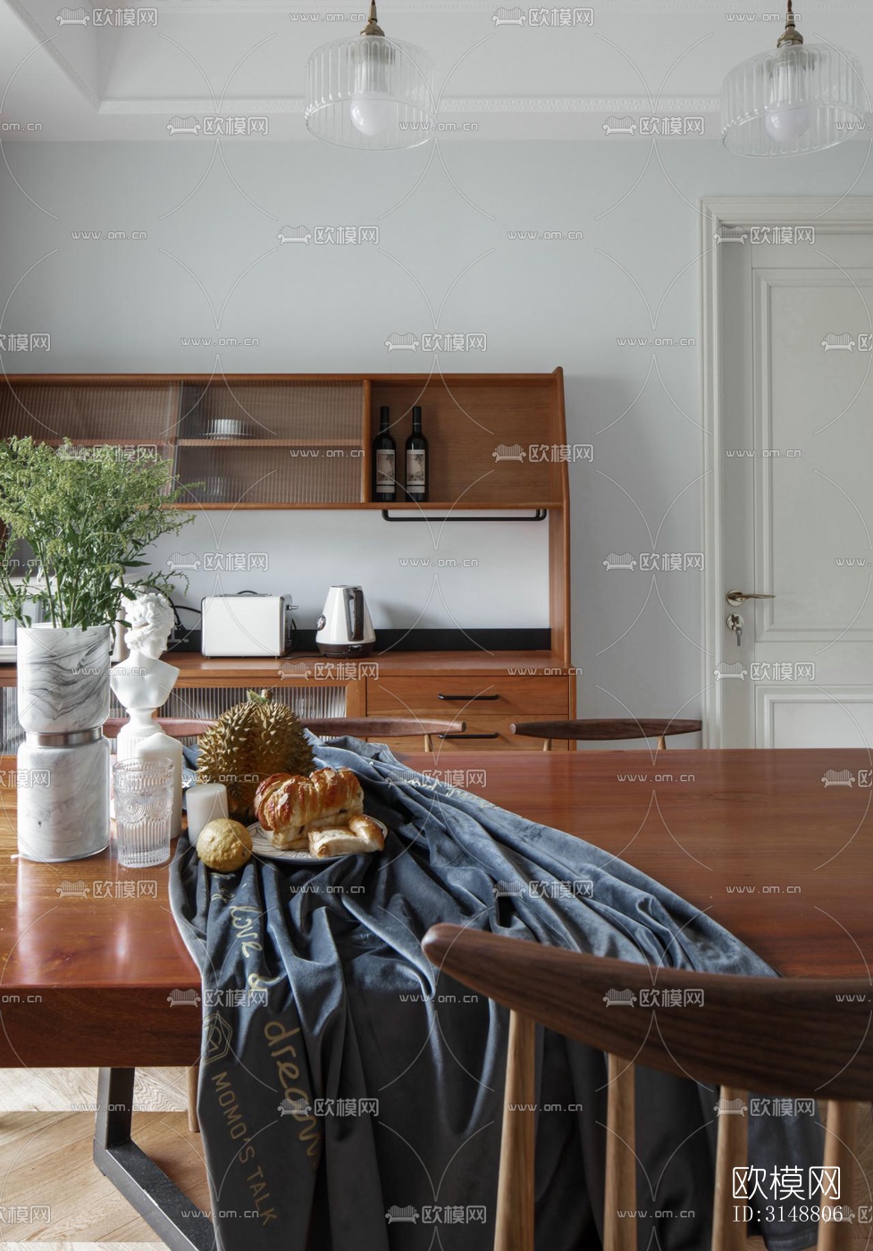 北欧平层效果图下载（渲染图13）