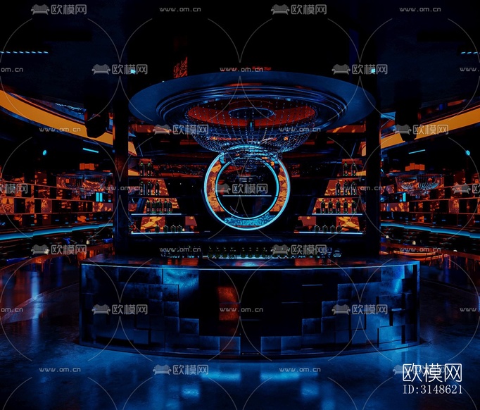 现代酒吧效果图下载(渲染图13)