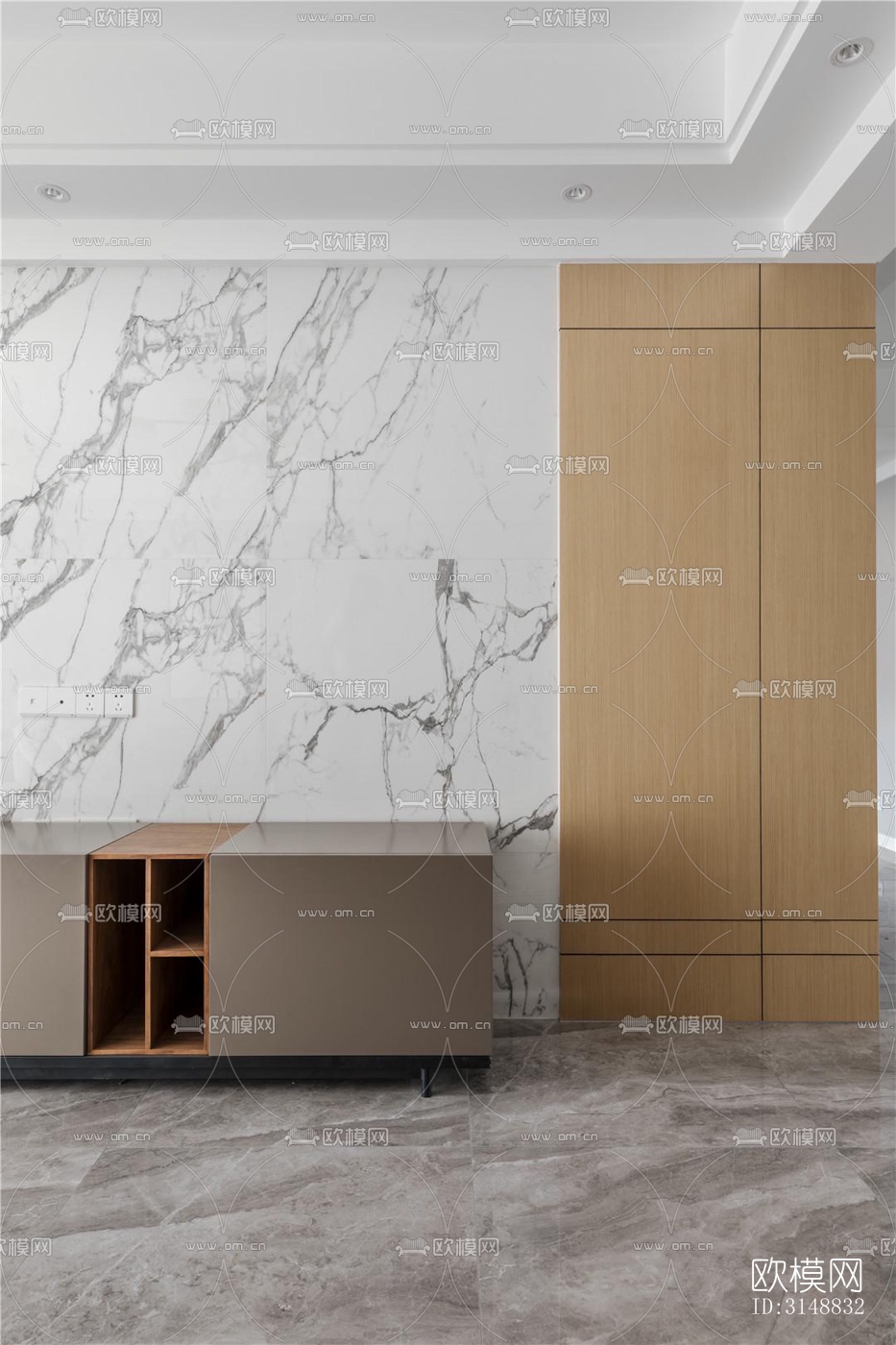 北欧平层效果图下载（渲染图6）