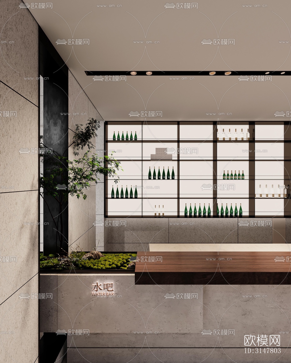 现代售楼处效果图下载（渲染图19）