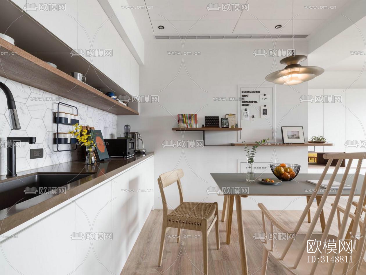 北欧平层效果图下载（渲染图15）