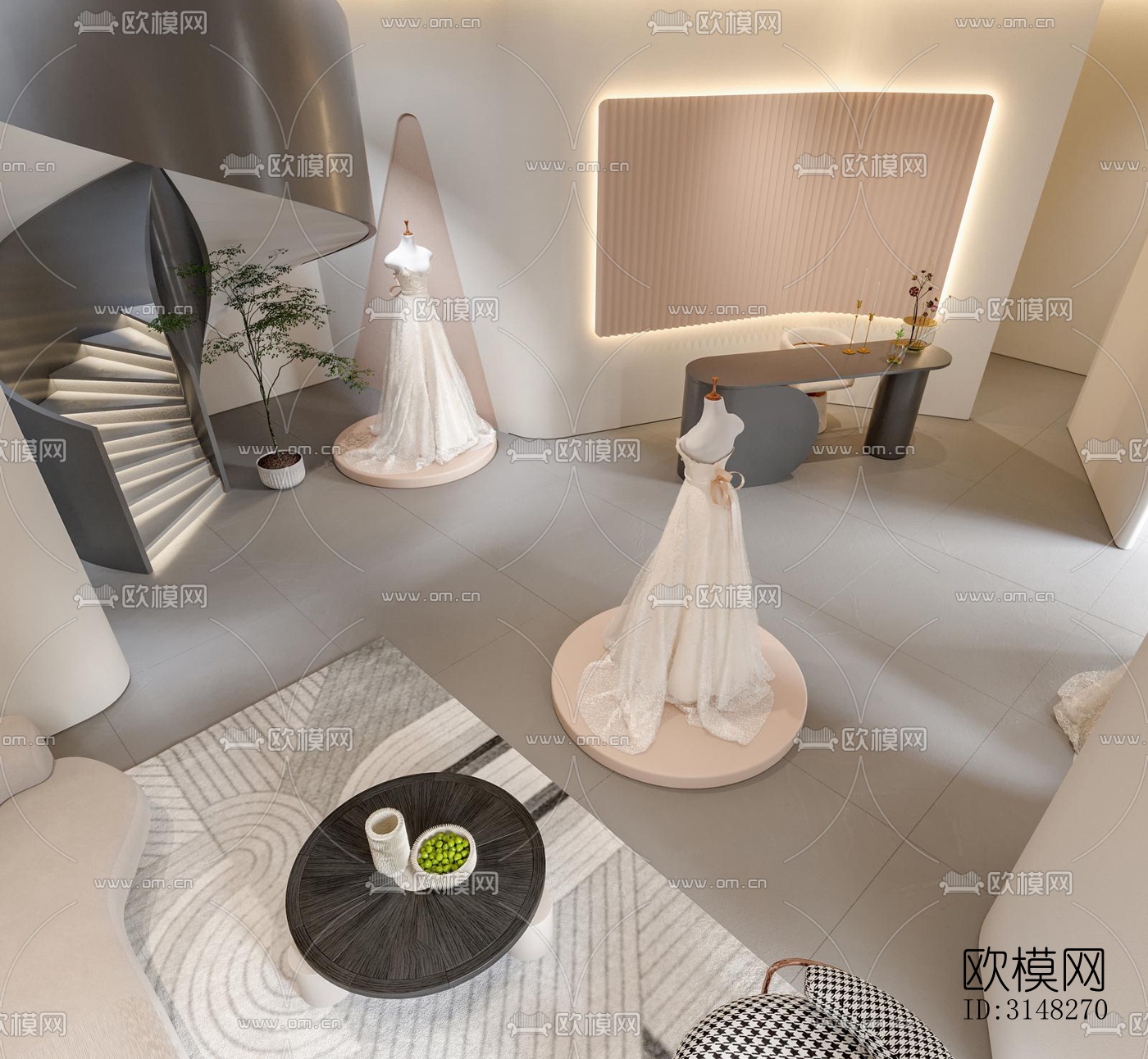 现代零售店铺效果图下载（渲染图4）