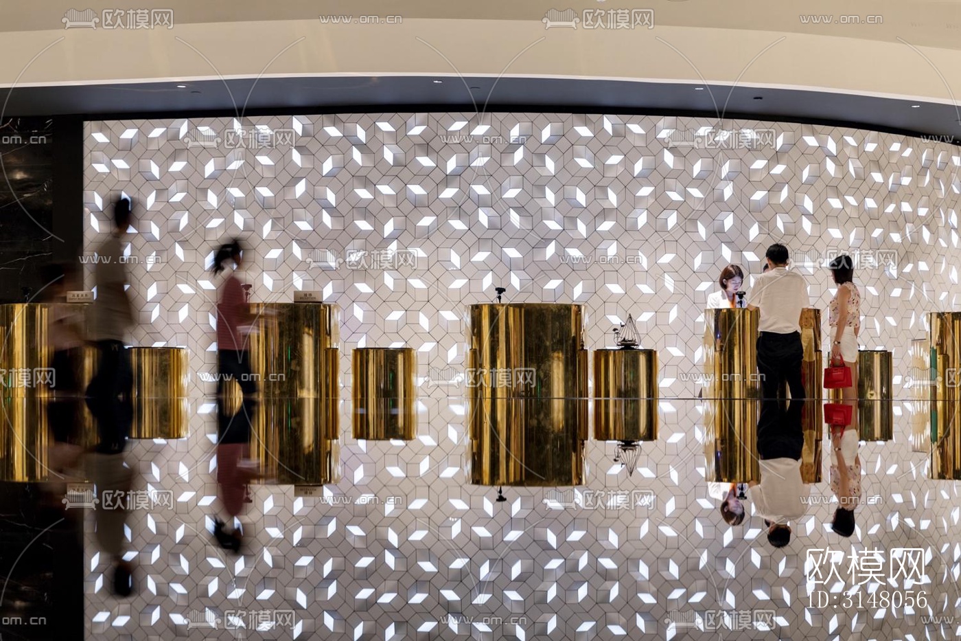 现代酒店民宿效果图下载（渲染图6）