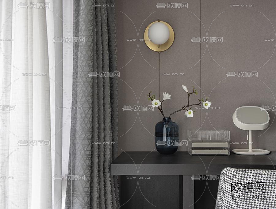 北欧平层效果图下载（渲染图14）