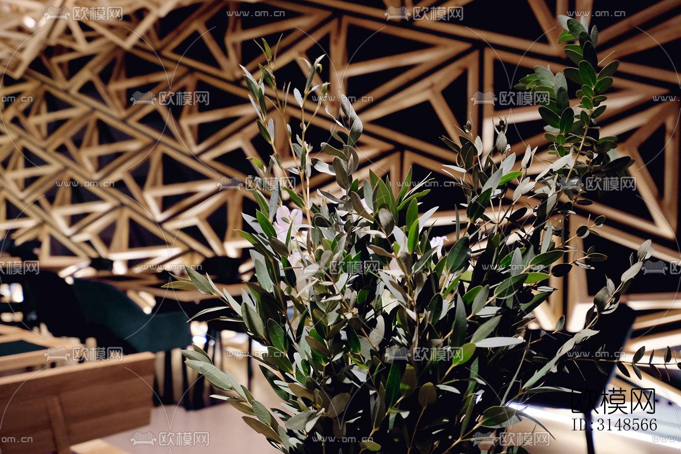 原木风酒吧效果图下载（渲染图6）