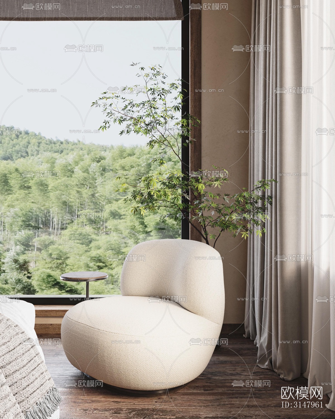 侘寂酒店民宿效果图下载（渲染图18）