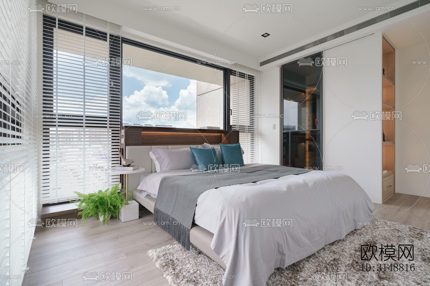 北欧平层效果图下载（渲染图16）