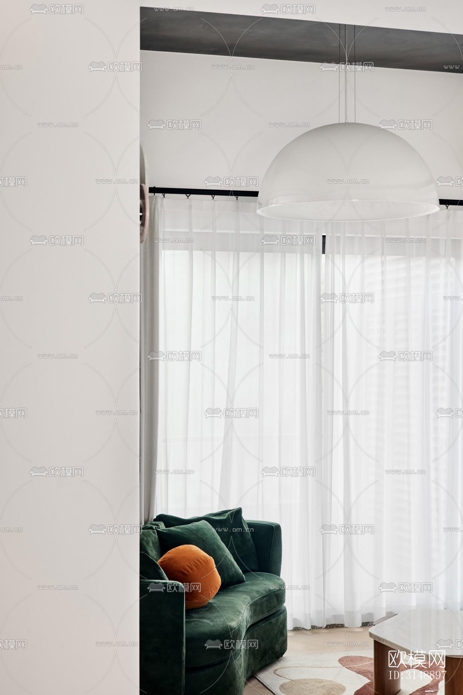 后现代平层效果图下载（渲染图5）