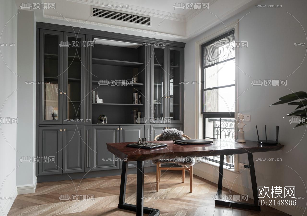 北欧平层效果图下载（渲染图20）